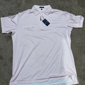 Peter Millar golf polo NWT, pink, sz XL